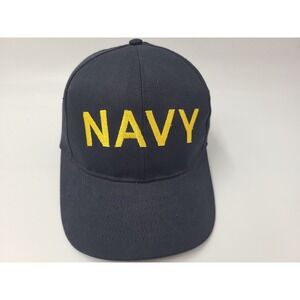 Vintage US Navy Spellout Snapback (Fits Small) Hat Cap United States Military